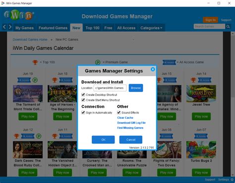 old iwin games manager.